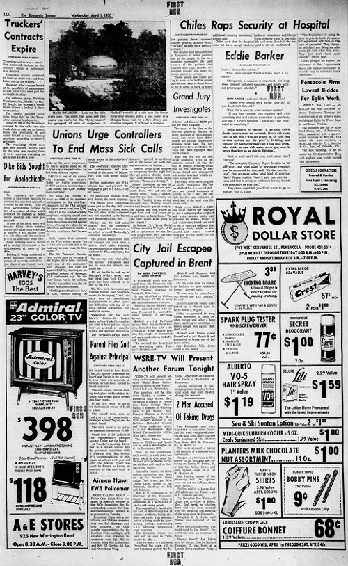 Pensacola News Journal 040170