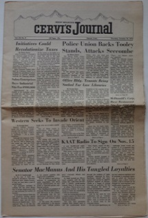 Cervi's Rocky Mountain Journal - 101972 - Front
