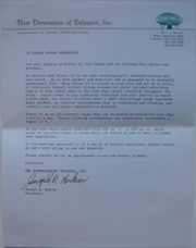 New Dimensions Sales Mailer - Cover Letter