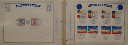 PhilexFrance82 - French Stamps Presentation Folder