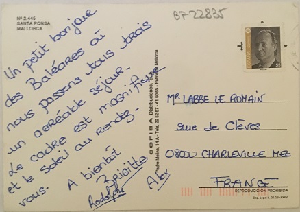 Mallorca Futuro Postcard Back