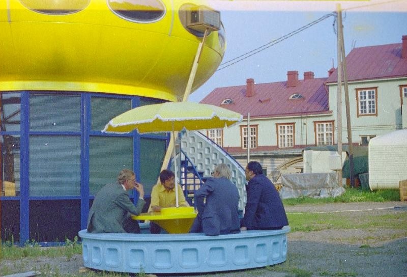 Futuro Two Story Variant - Polykem Plant - Ruotsinpyhtaa - 1977 - Unknown Photographer - Espoo City Museum Collection - 1