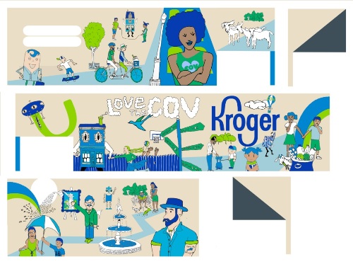 Kroger Mural - Jarrod Becker Artist Mock Ups 1
