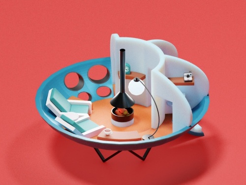 Futuro Rendering - J. Blake Harris - 2