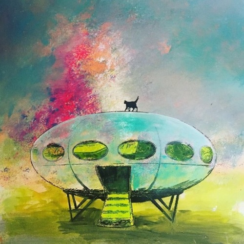 Untitled Futuro Painting - Matt Muirhead